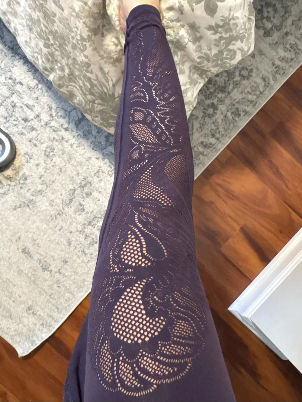 Lululemon laser cut  Purple Leggings